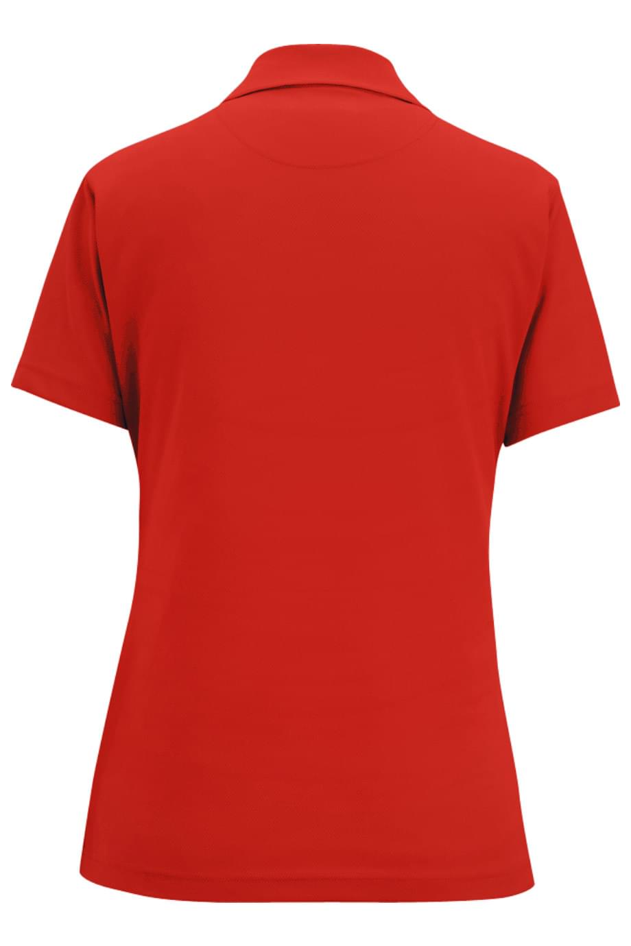 EDWARDS HI PERFORMANCE MESH LADIES POLO - Back View