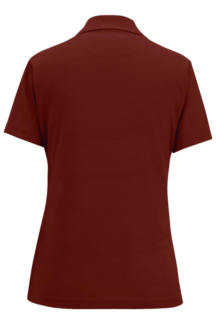 EDWARDS HI PERFORMANCE MESH LADIES POLO - Back View