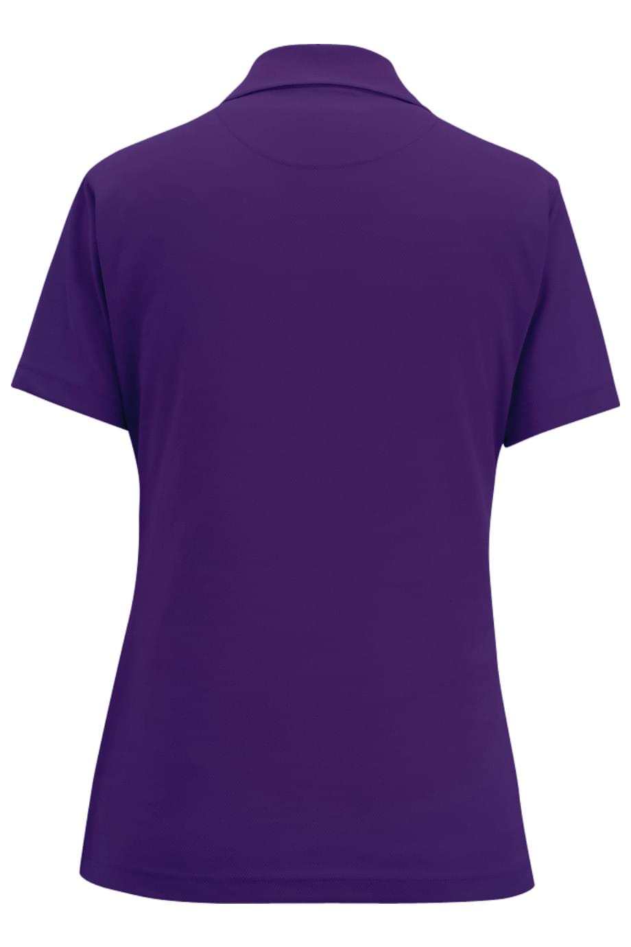EDWARDS HI PERFORMANCE MESH LADIES POLO - Back View
