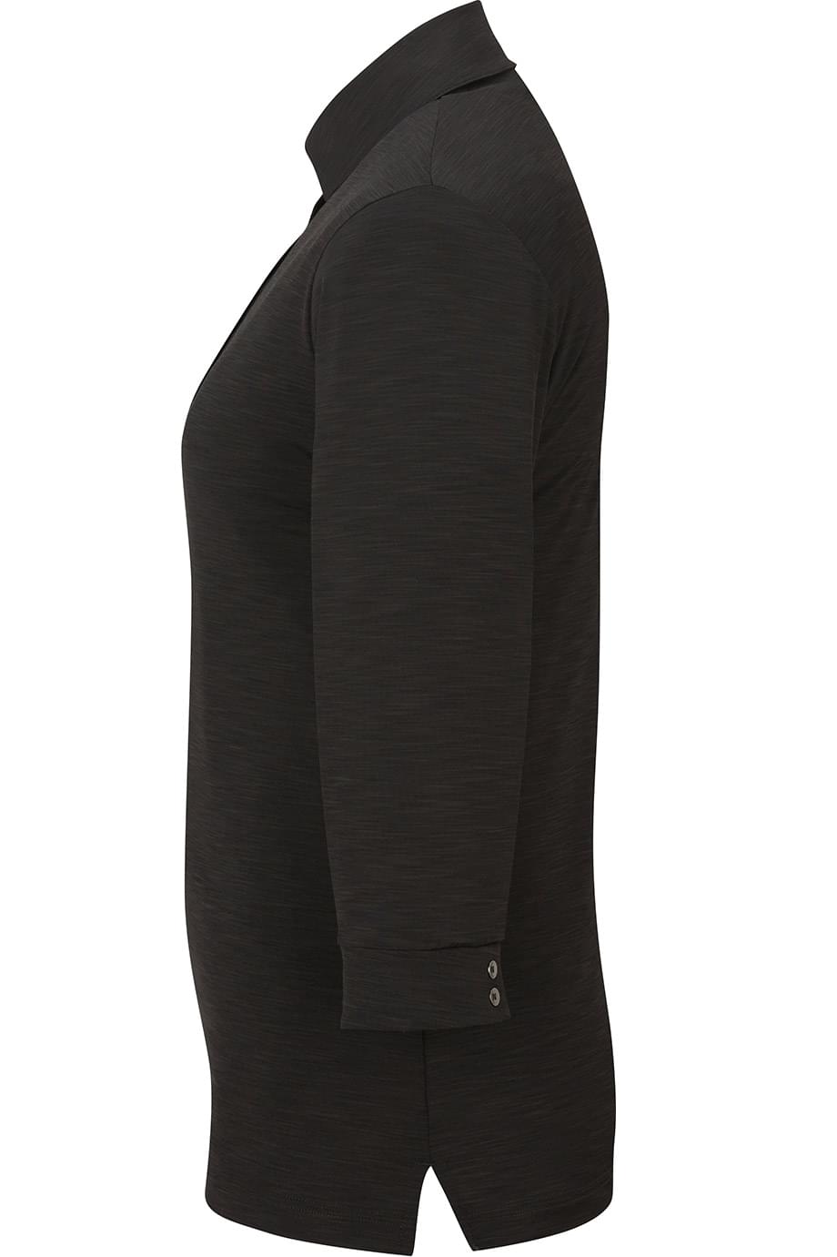 EDWARDS OPTICAL HEATHER MENS POLO - Left View