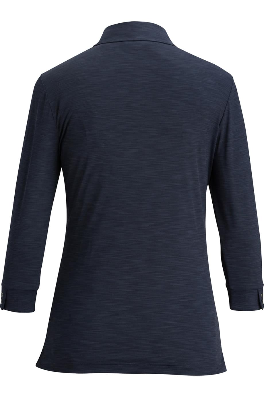 EDWARDS OPTICAL HEATHER MENS POLO - Back View