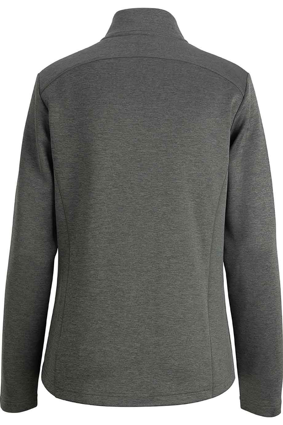 EDWARDS POINT GREY LADIES QUARTER ZIP - Back View