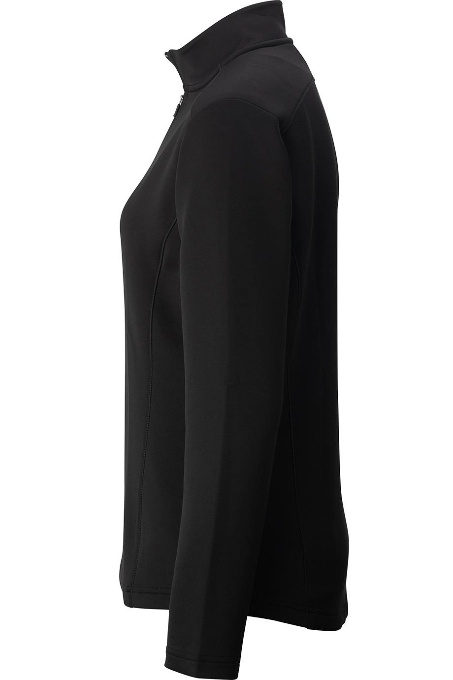 EDWARDS POINT GREY LADIES QUARTER ZIP - Left View