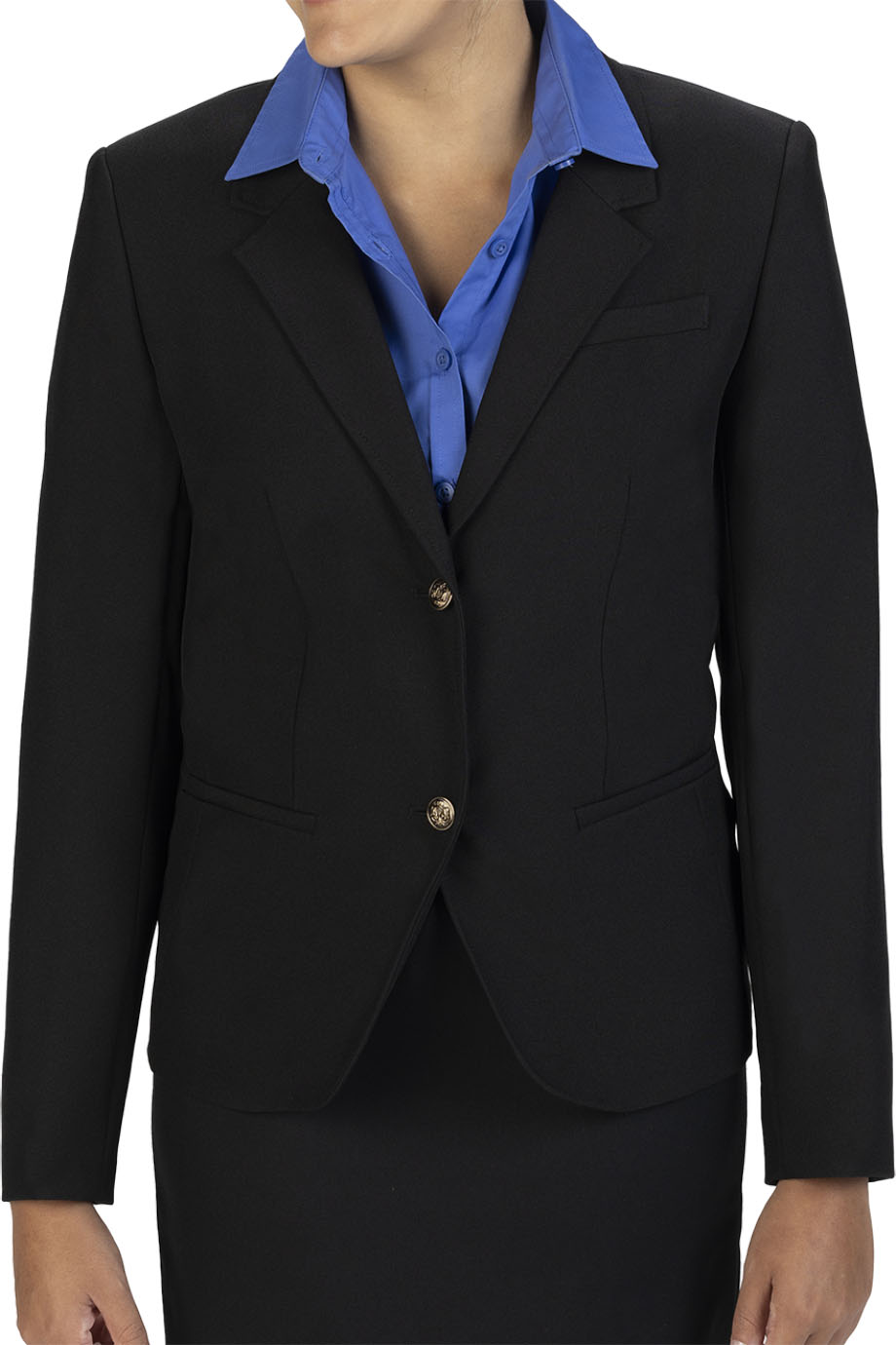 EDWARDS CONTEMPORARY LADIES BLAZER - On Model
