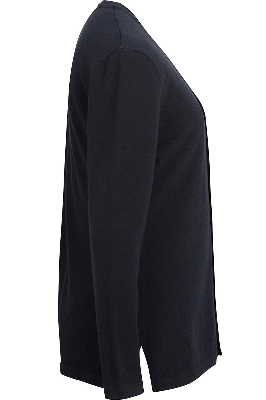 EDWARDS TRI BLEND LADIES SHIRTTAIL CARDIGAN - Right View