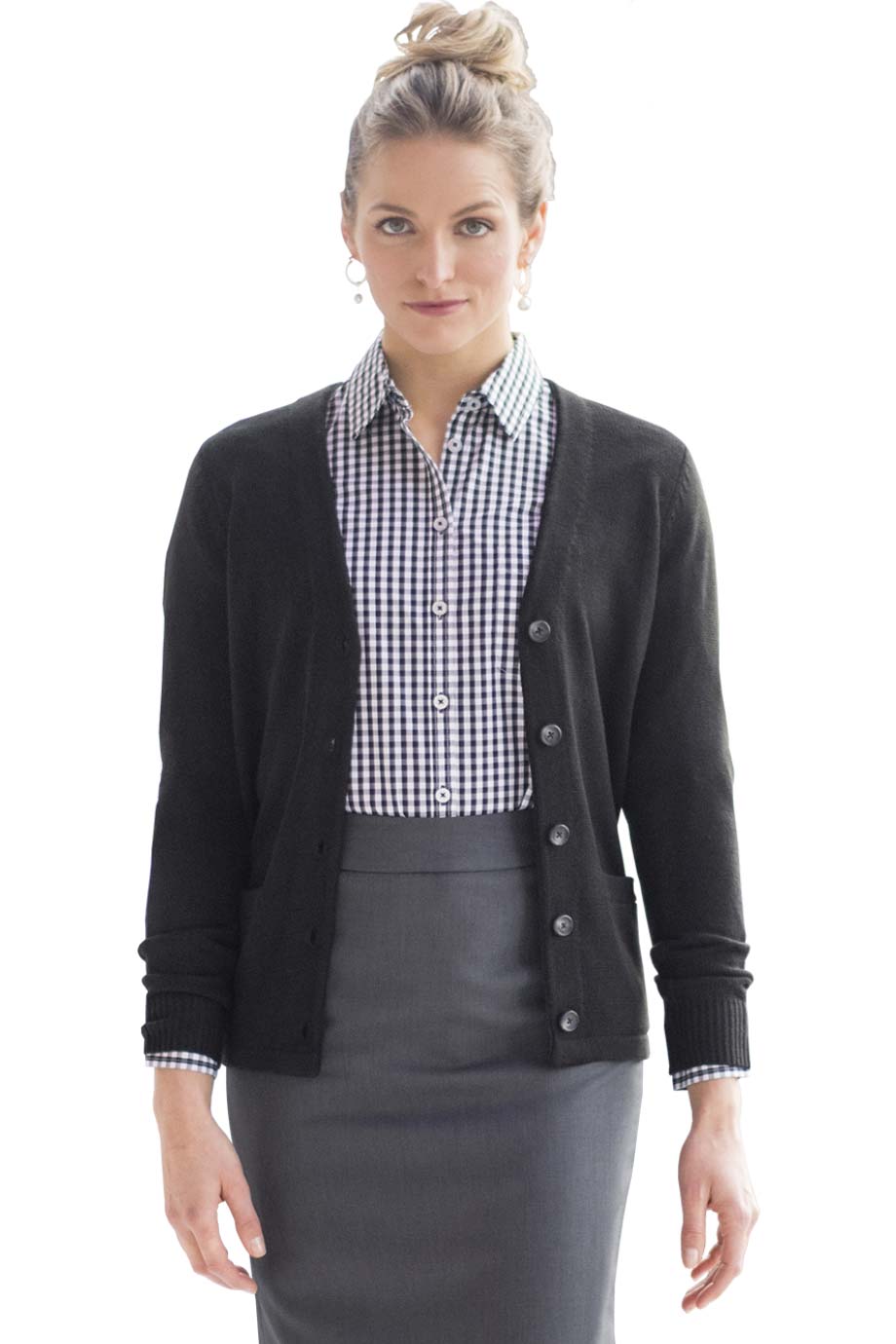 EDWARDS TUFF PIL PLUS LADIES CARDIGAN - On Model