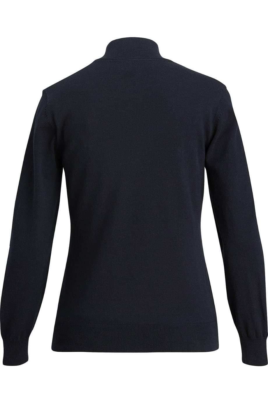 EDWARDS TRI BLEND LADIES FULL ZIP CARDIGAN - Back View