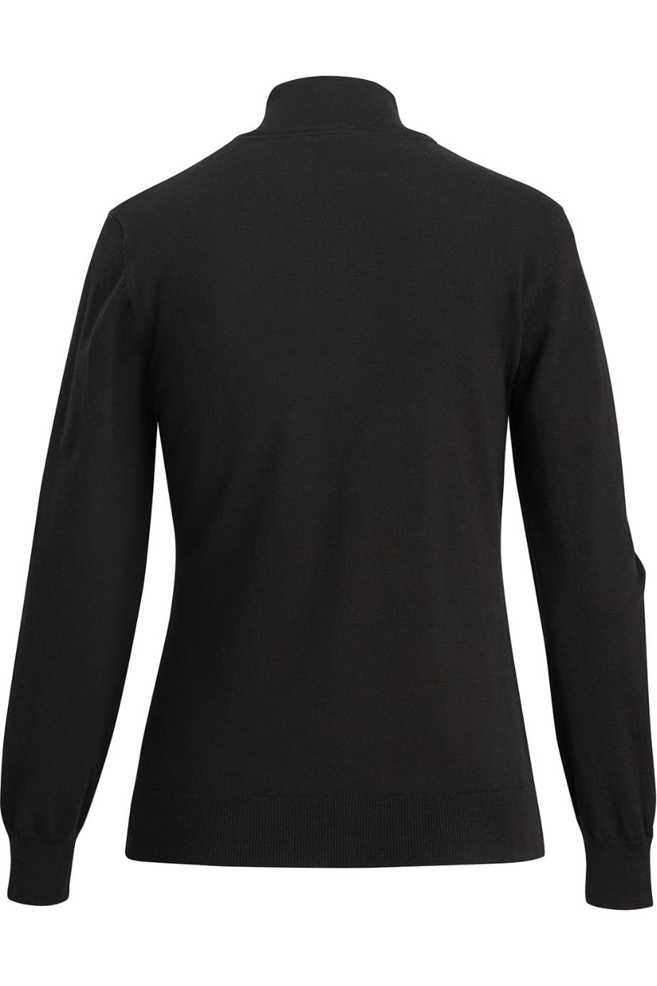 EDWARDS TRI BLEND LADIES FULL ZIP CARDIGAN - Back View