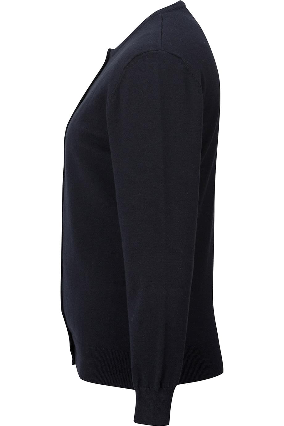 EDWARDS TRI BLEND LADIES JEWEL NECK CARDIGAN - Left View