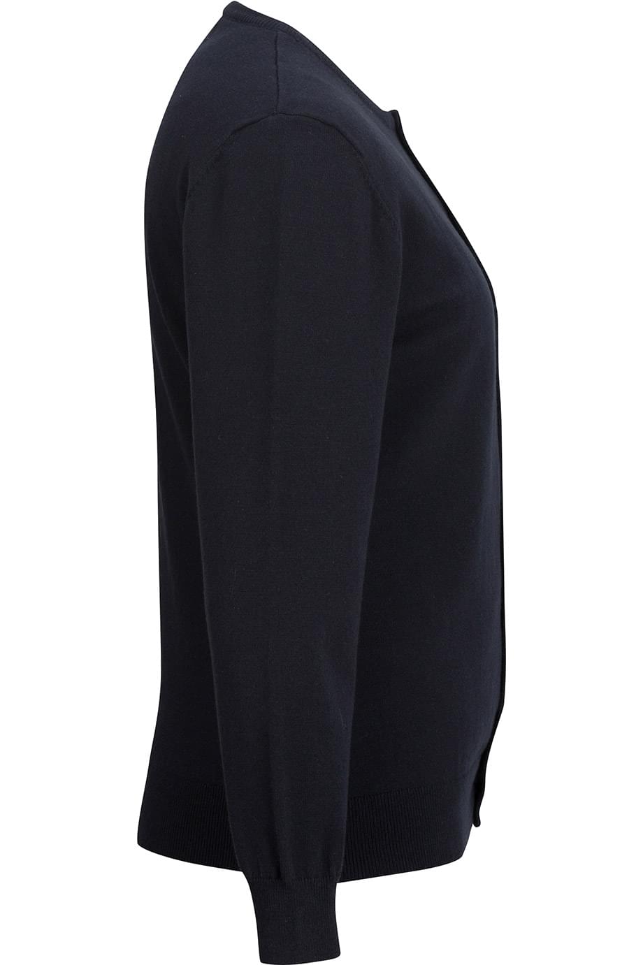 EDWARDS TRI BLEND LADIES JEWEL NECK CARDIGAN - Right View