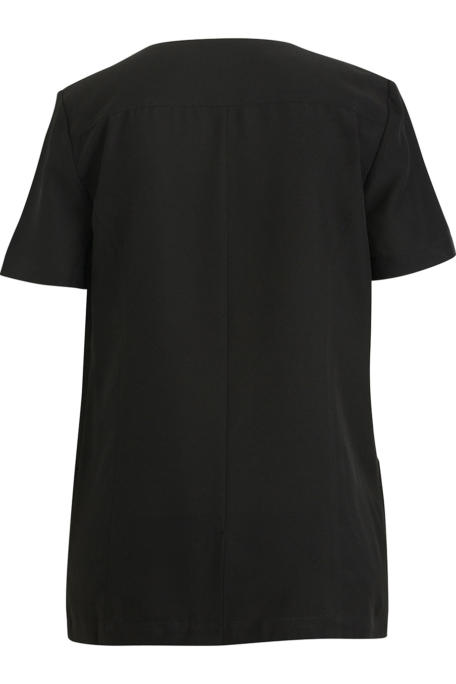 EDWARDS ESSENTIAL LADIES ZIP FRONT TUNIC - Back View