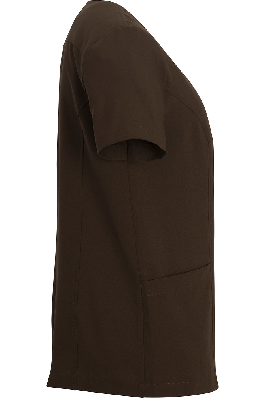 EDWARDS ESSENTIAL LADIES ZIP FRONT TUNIC - Right View