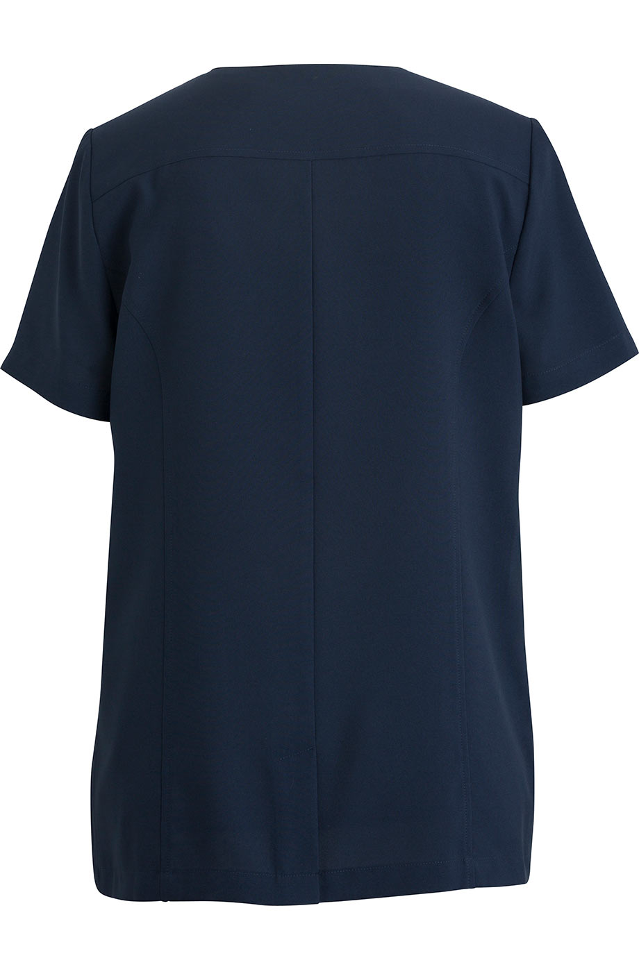 EDWARDS ESSENTIAL LADIES ZIP FRONT TUNIC - Back View