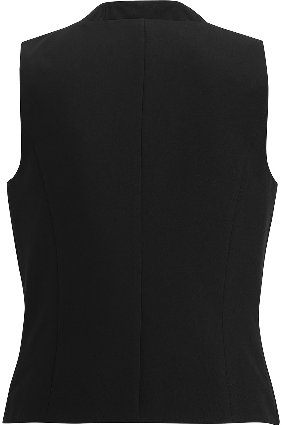 EDWARDS LADIES OTTOMAN TRIM VEST - Back View