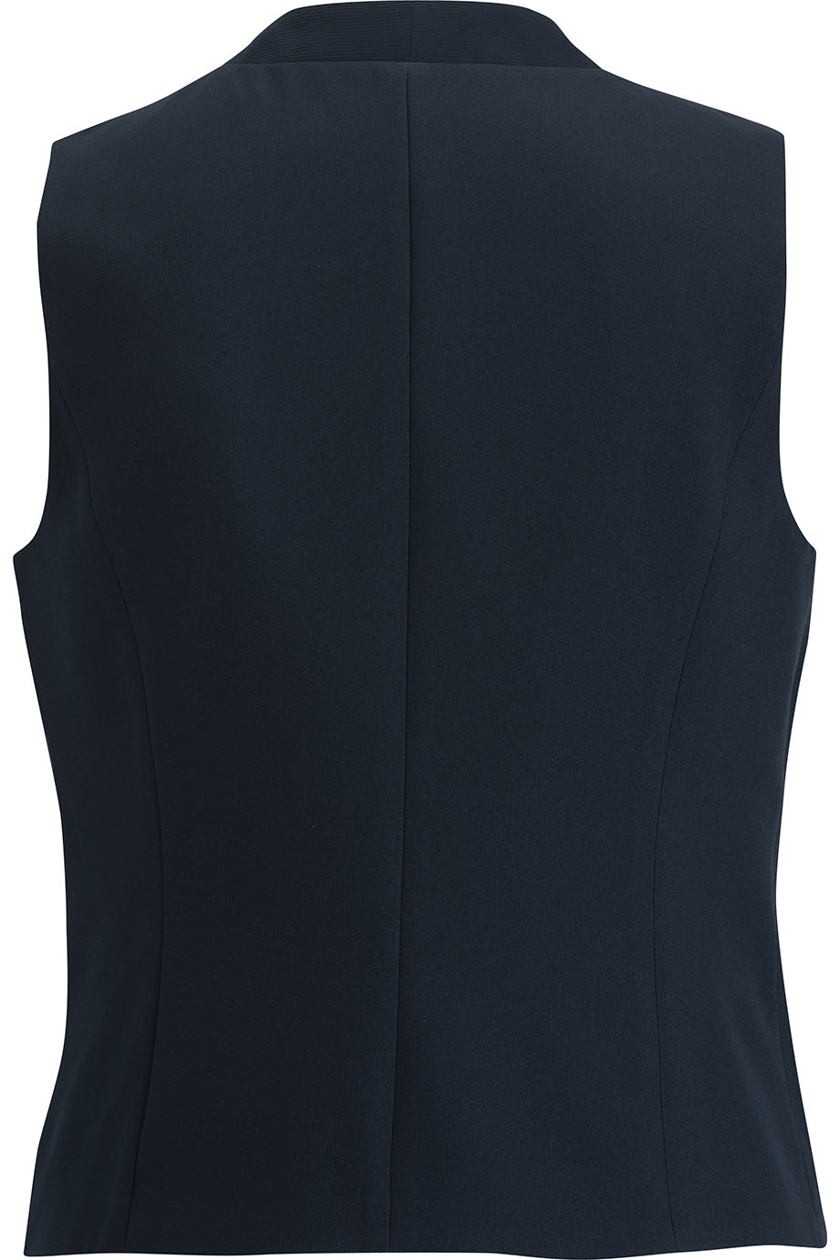 EDWARDS LADIES OTTOMAN TRIM VEST - Back View