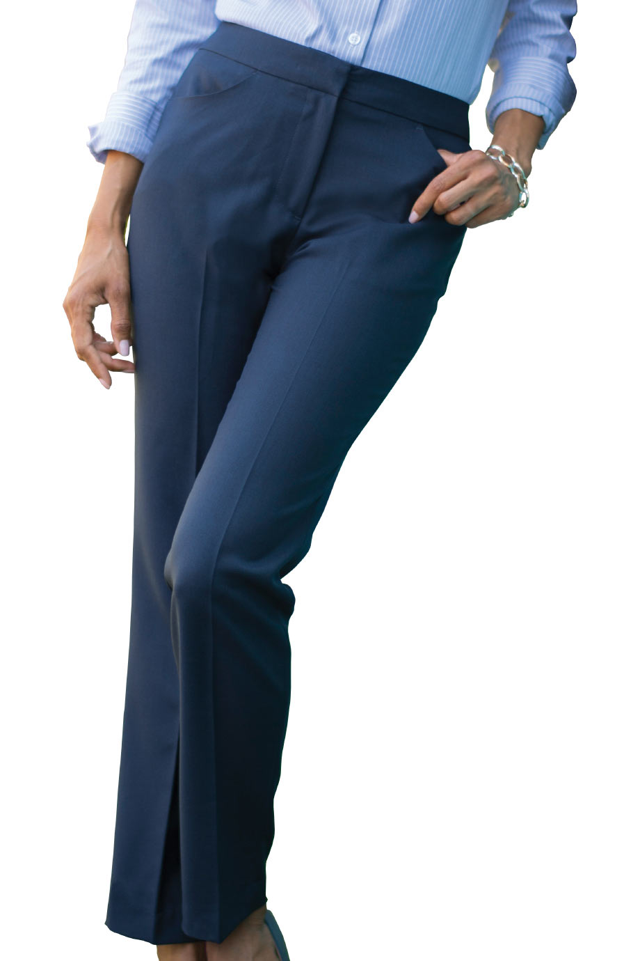 EDWARDS SYNERGY LADIES TAILORED DRESS PANT - On Model