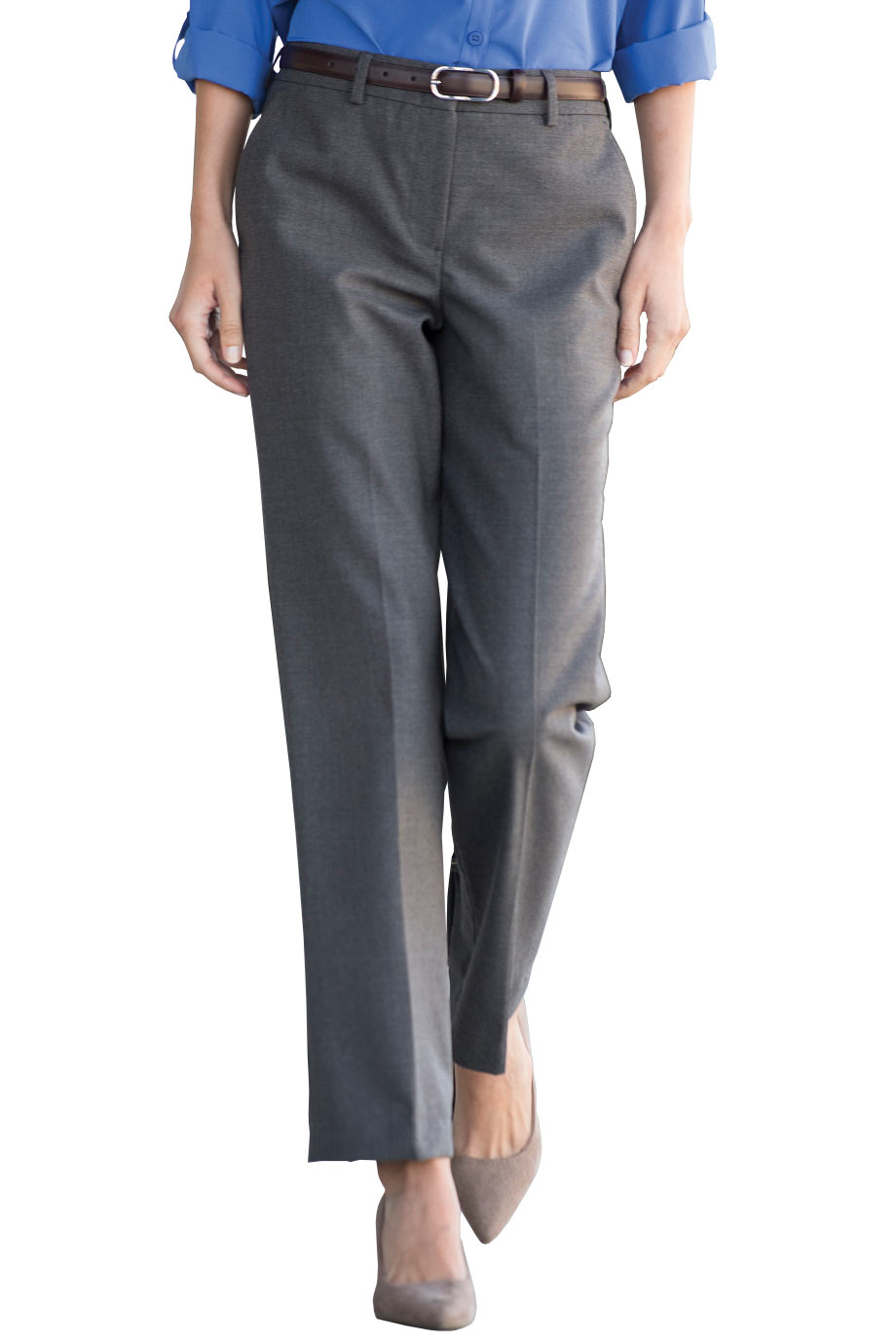 EDWARDS POLY/WOOL LADIES PANTS - On Model
