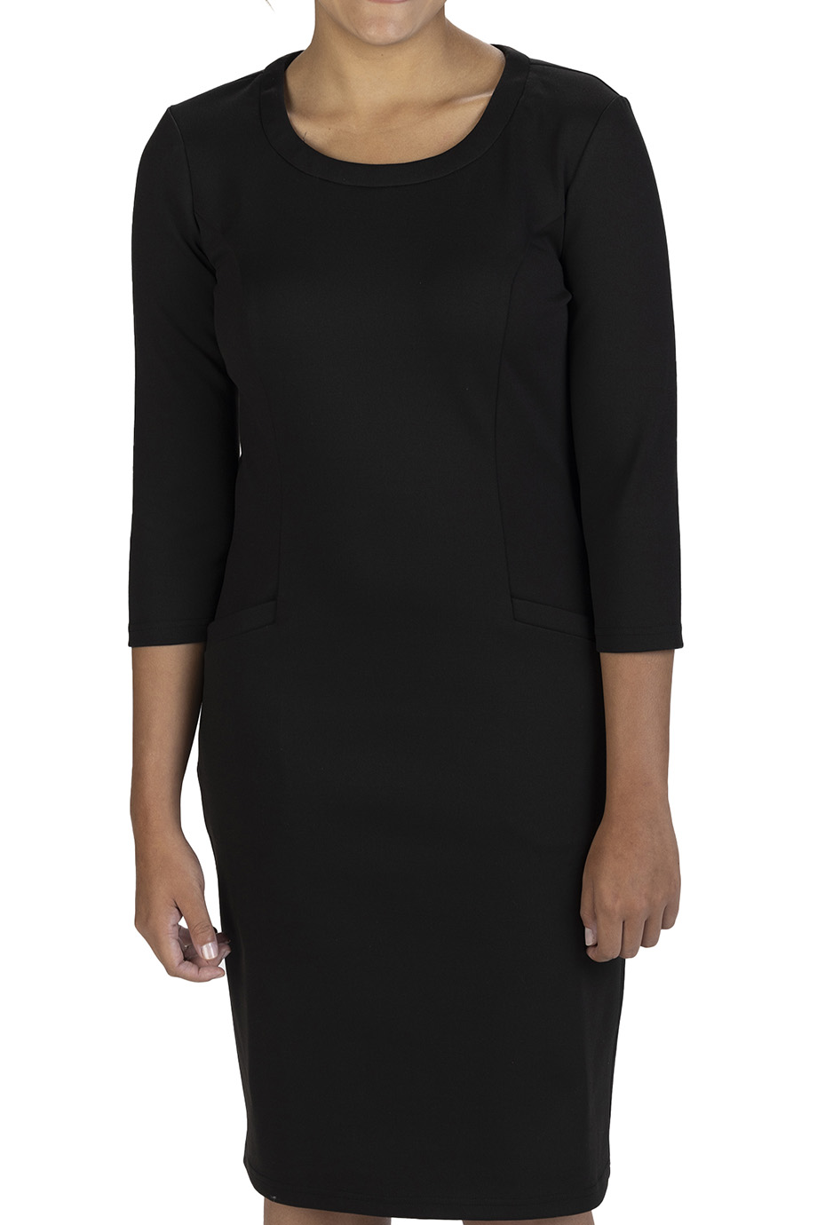 EDWARDS PONTE LADIES DRESS - On Model