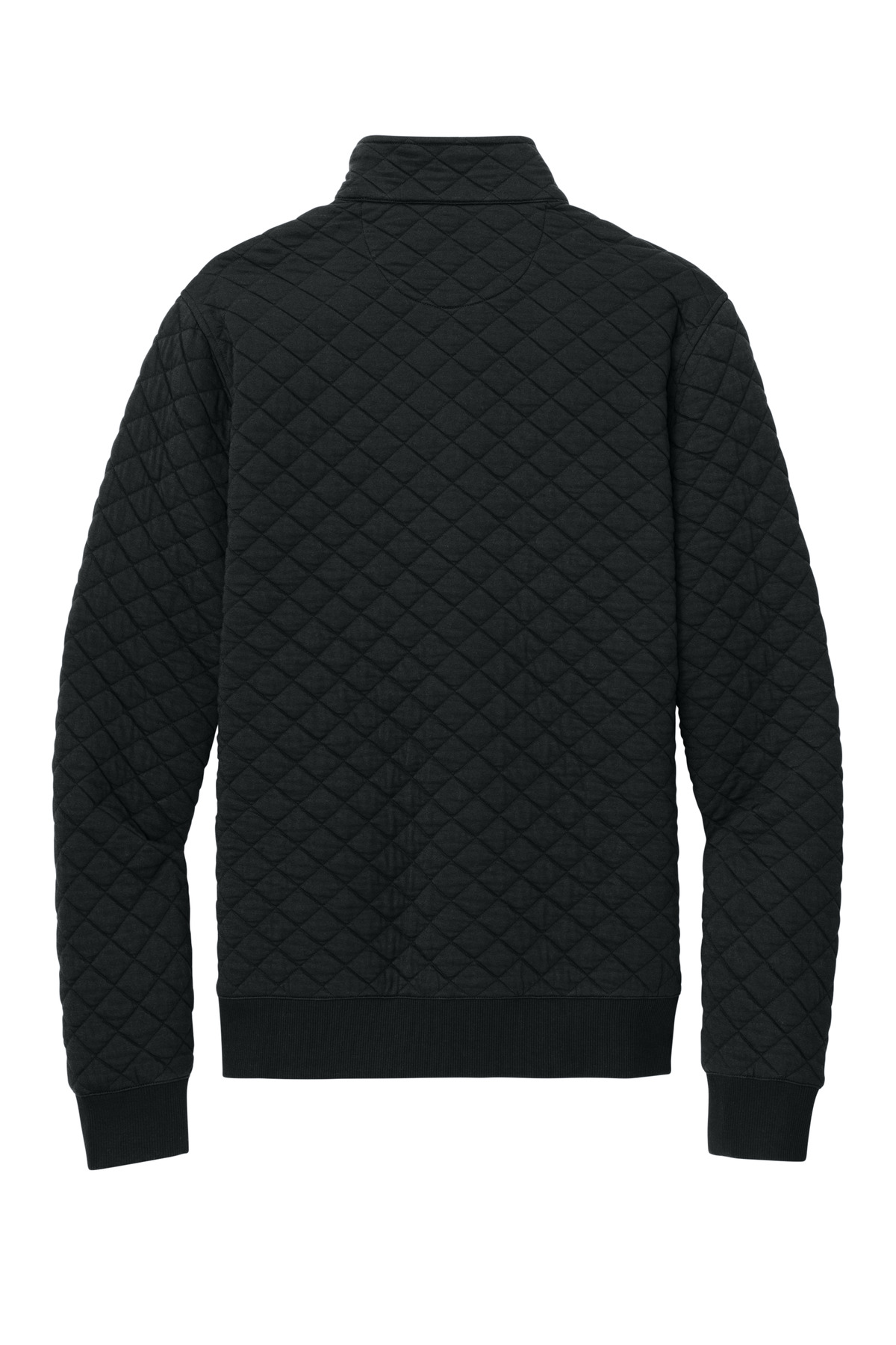 Brooks Brothers ®  Diamond Quilt 1/4-Zip BB18212 - Back Flat