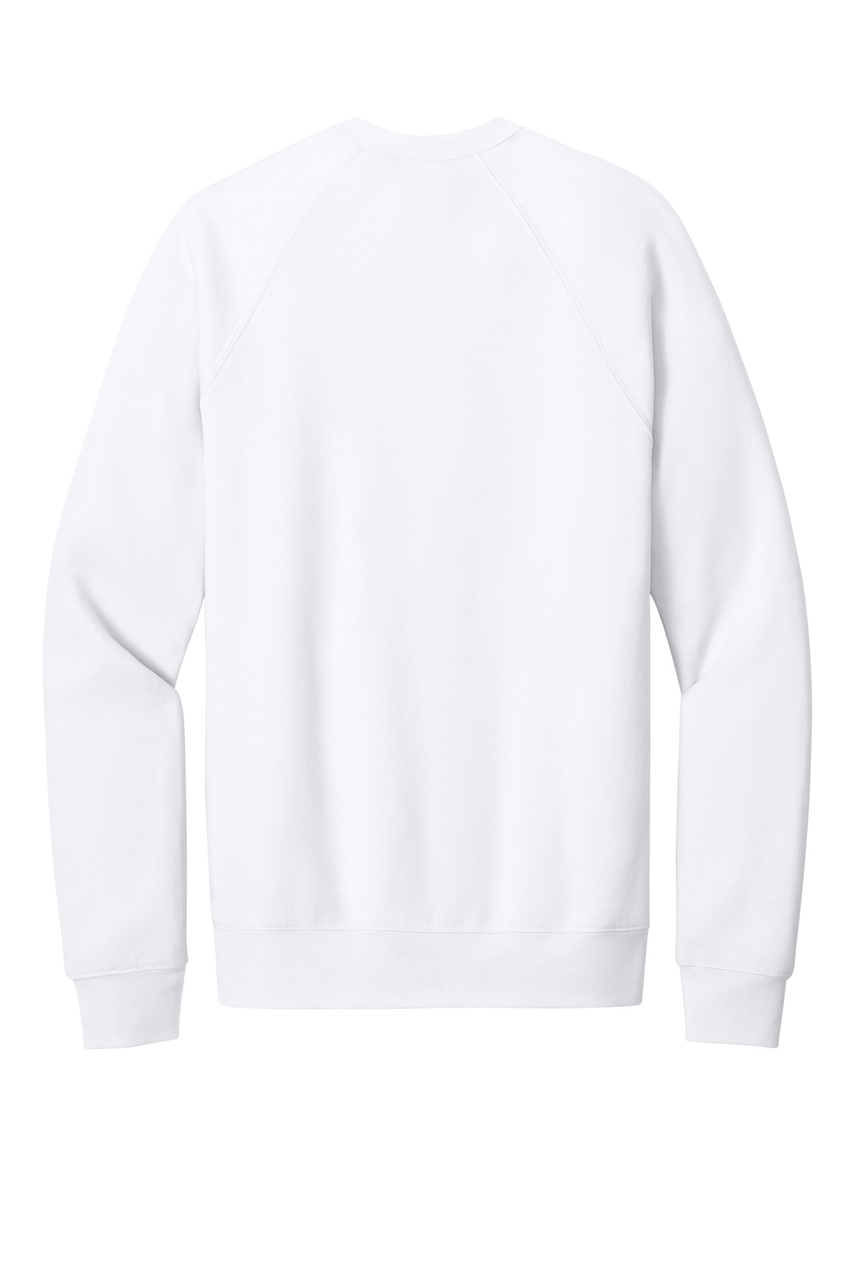 BELLA+CANVAS  ®  Unisex Sponge Fleece Raglan Sweatshirt. BC3901 - Back Flat