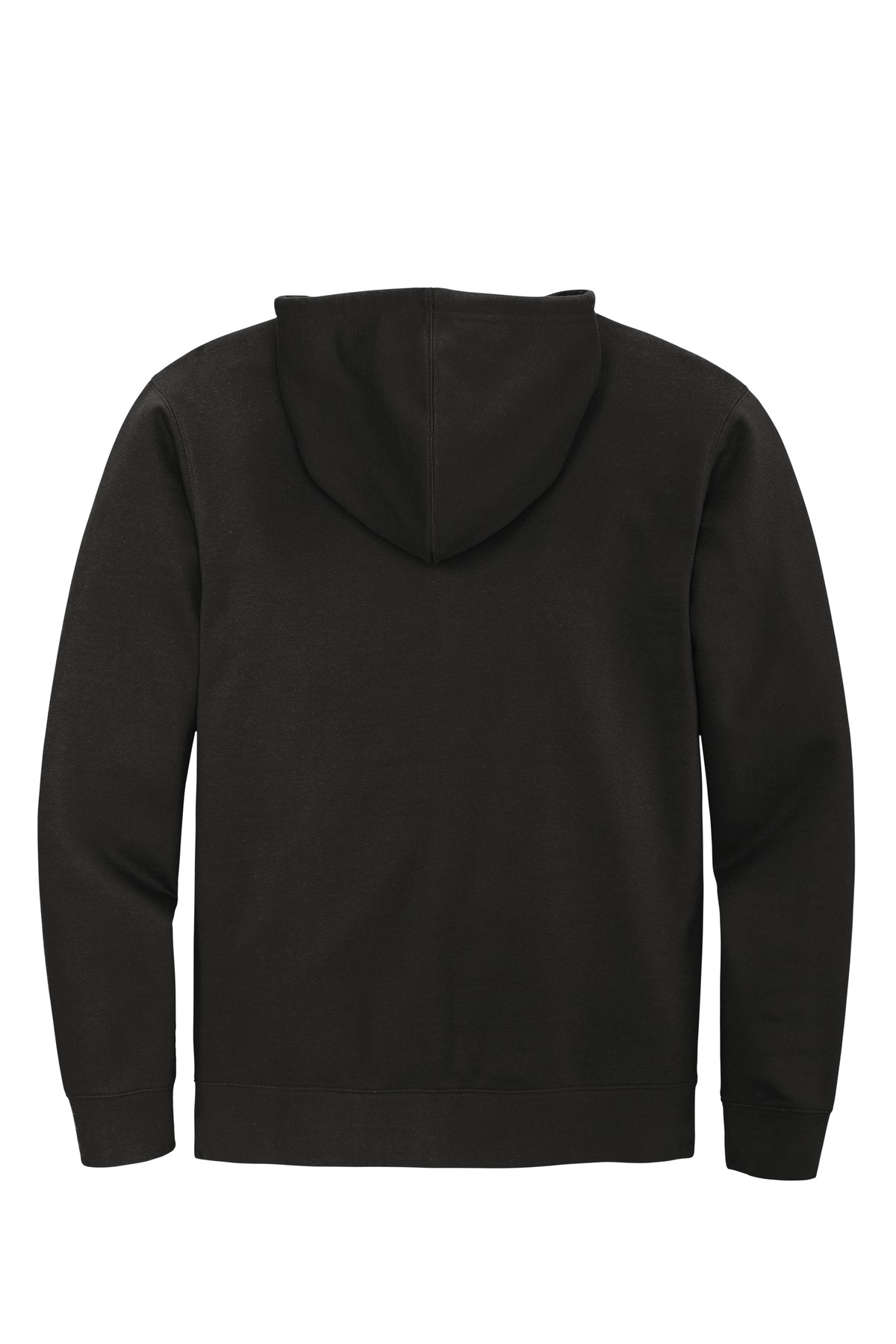 District ®  V.I.T. ™ Fleece Full-Zip Hoodie DT6102 - Back Flat