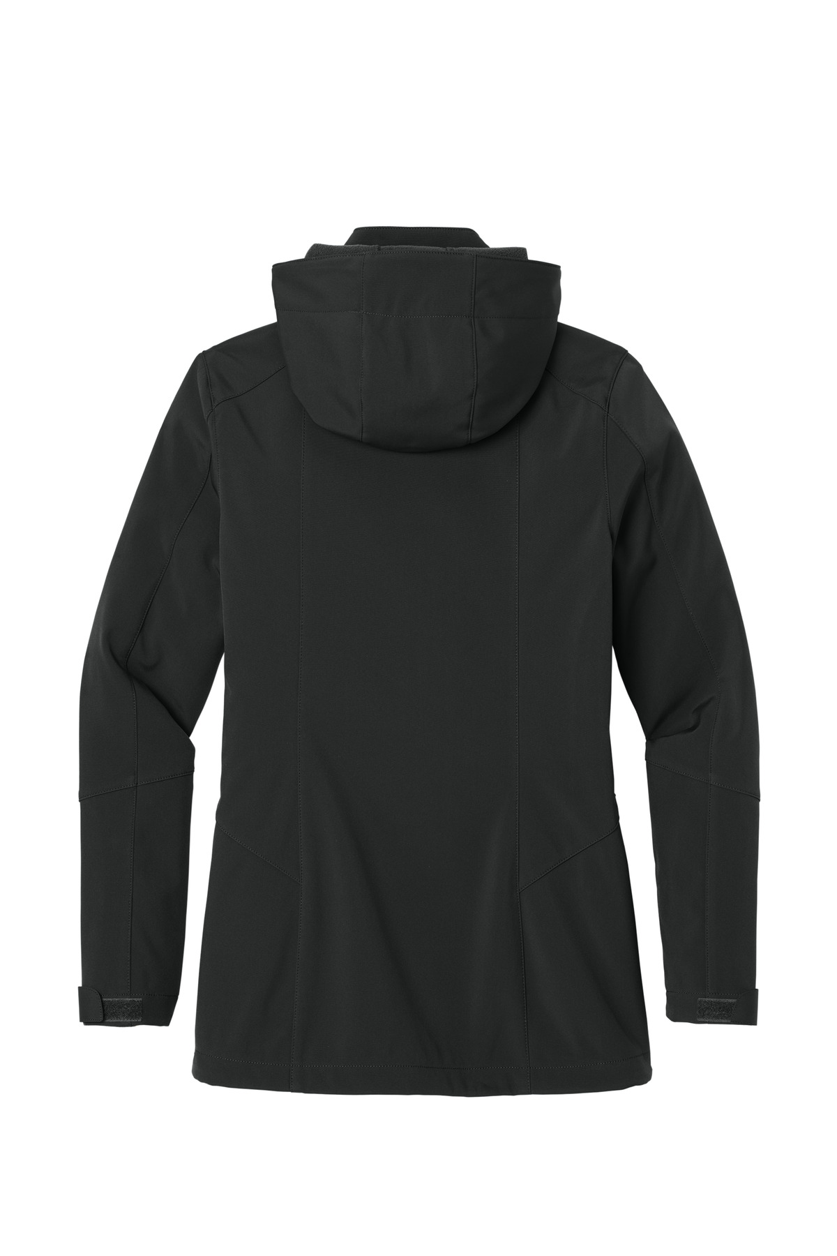 Eddie Bauer ®  Women's Hooded Soft Shell Parka. EB537 - Back Flat