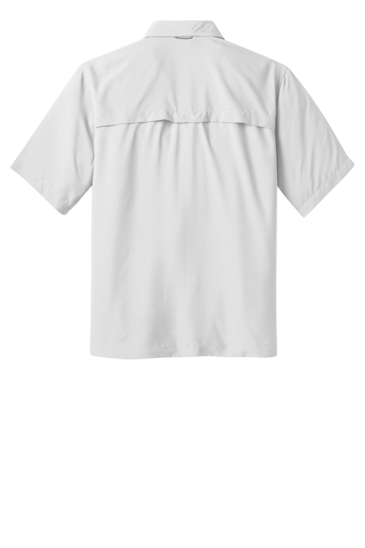 Eddie Bauer ®  Short Sleeve Performance Fishing Shirt EB602 - Back Flat