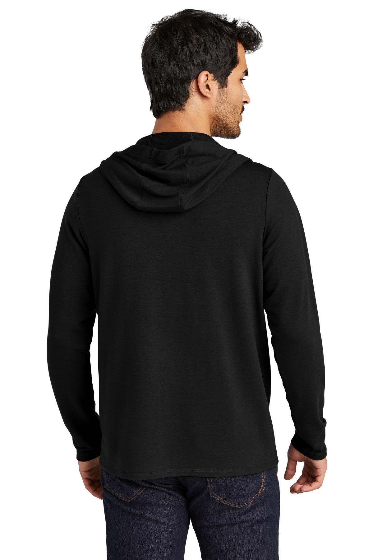 OGIO ®  Luuma Flex Hooded Henley OG826 - Back Flat
