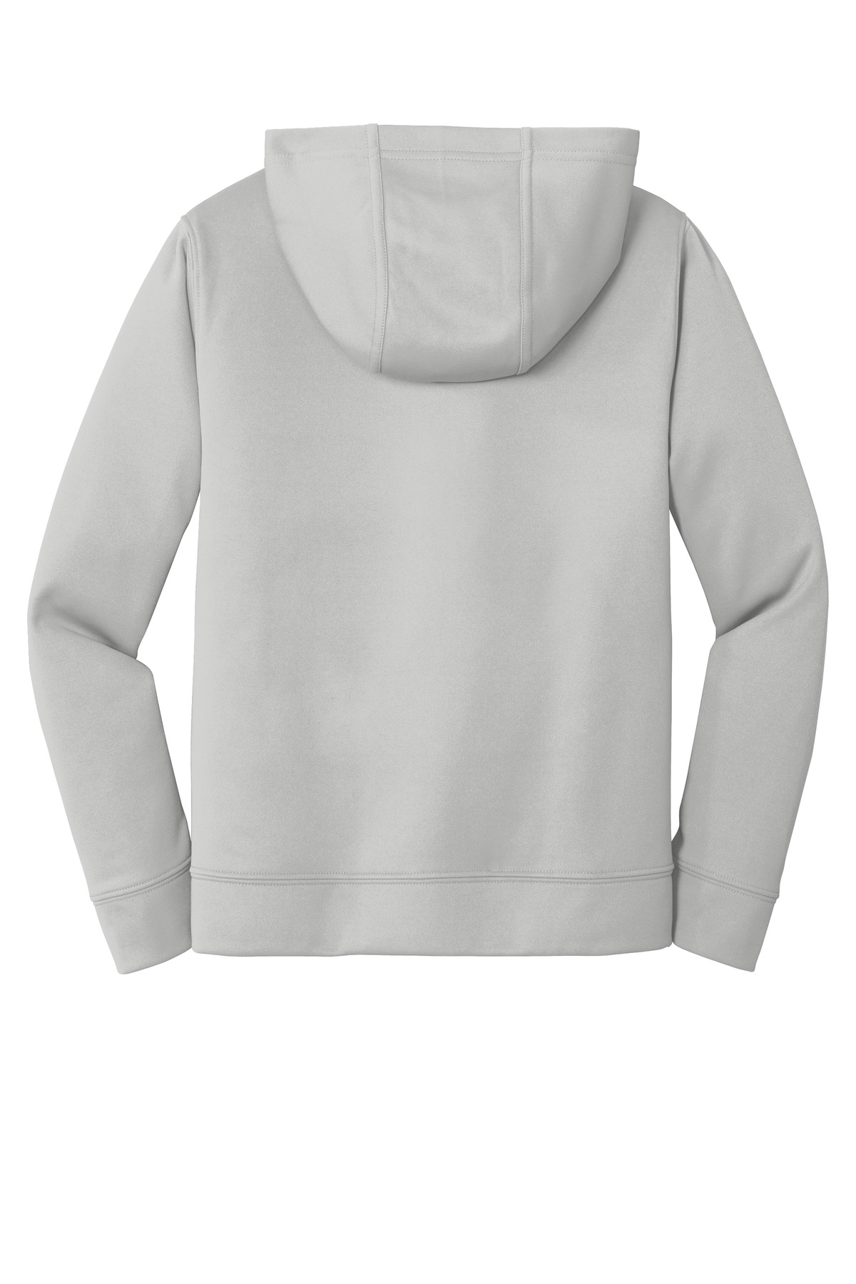Port & Co ™  Youth Performance Fleece Pullover Hooded Sweatshirt. PC590YH - Back Flat