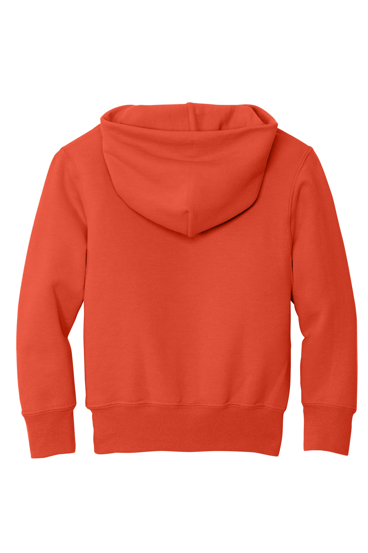 Port & Co ™  Youth Core Fleece Pullover Hooded Sweatshirt.  PC90YH - Back Flat