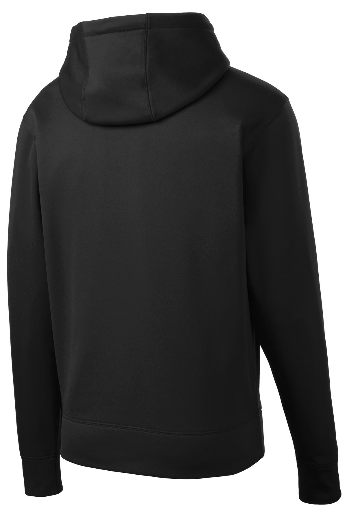 Sport-Tek ®  Sport-Wick ®  Fleece Full-Zip Hooded Jacket.  ST238 - Back Flat