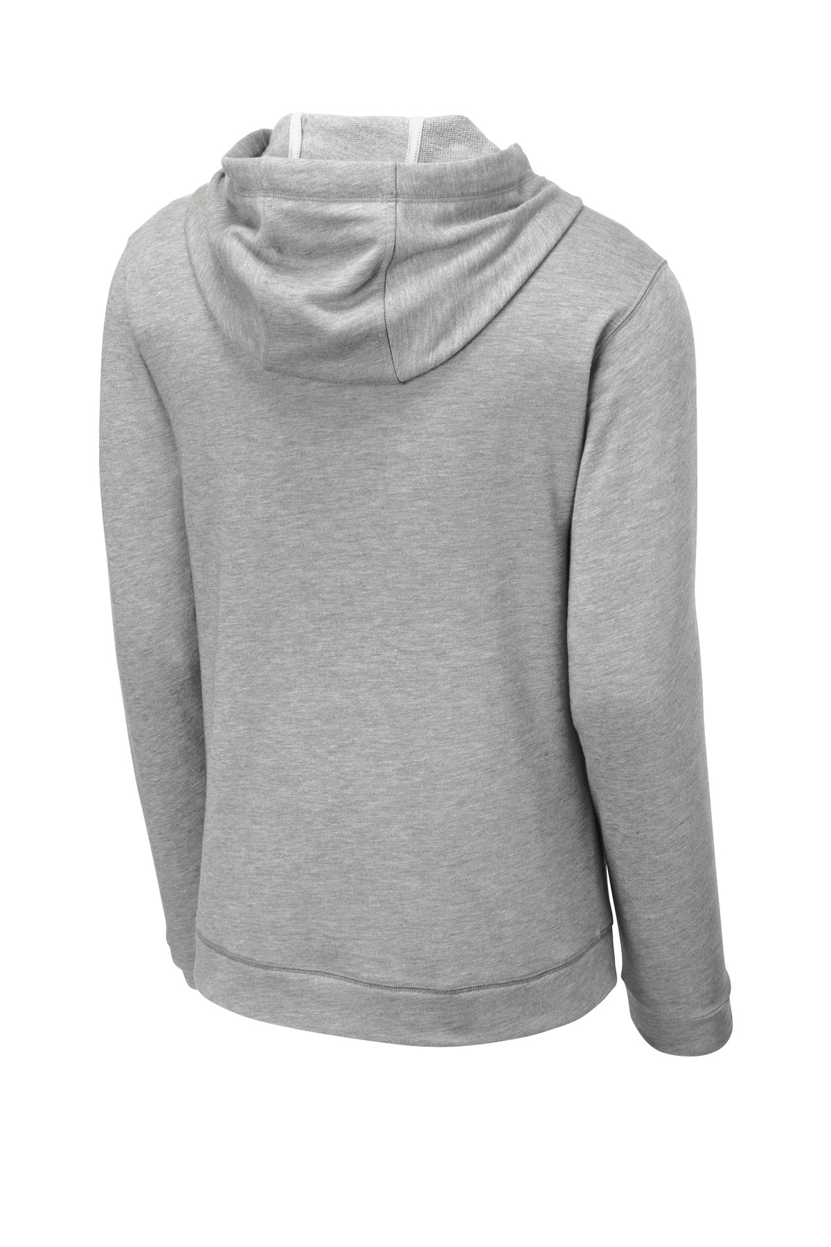 Sport-Tek  ®  PosiCharge  ®  Tri-Blend Wicking Fleece Hooded Pullover. ST296 - Back Flat