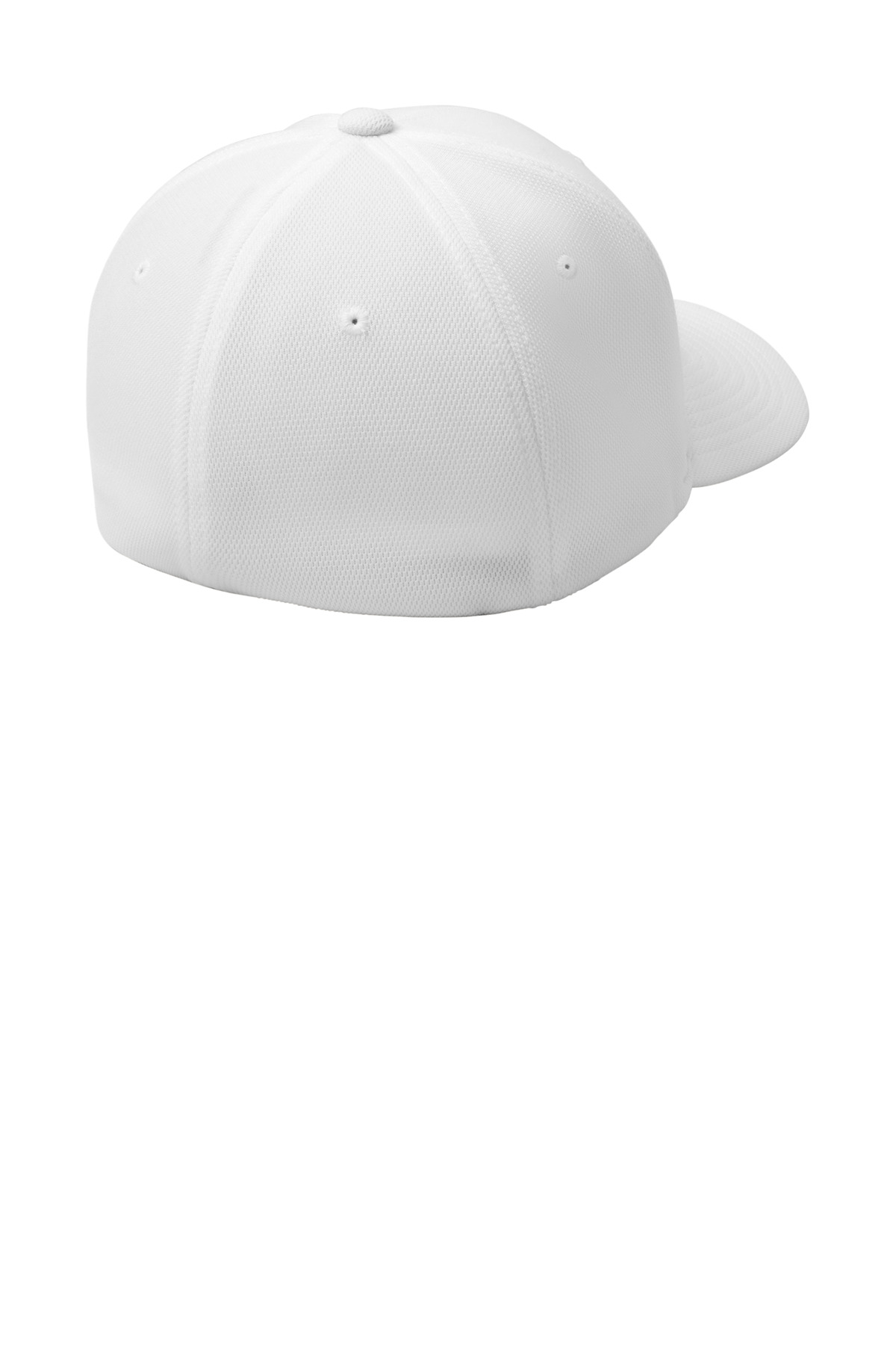 Sport-Tek ®  Flexfit ®  Cool & Dry Poly Block Mesh Cap. STC22 - Back Flat