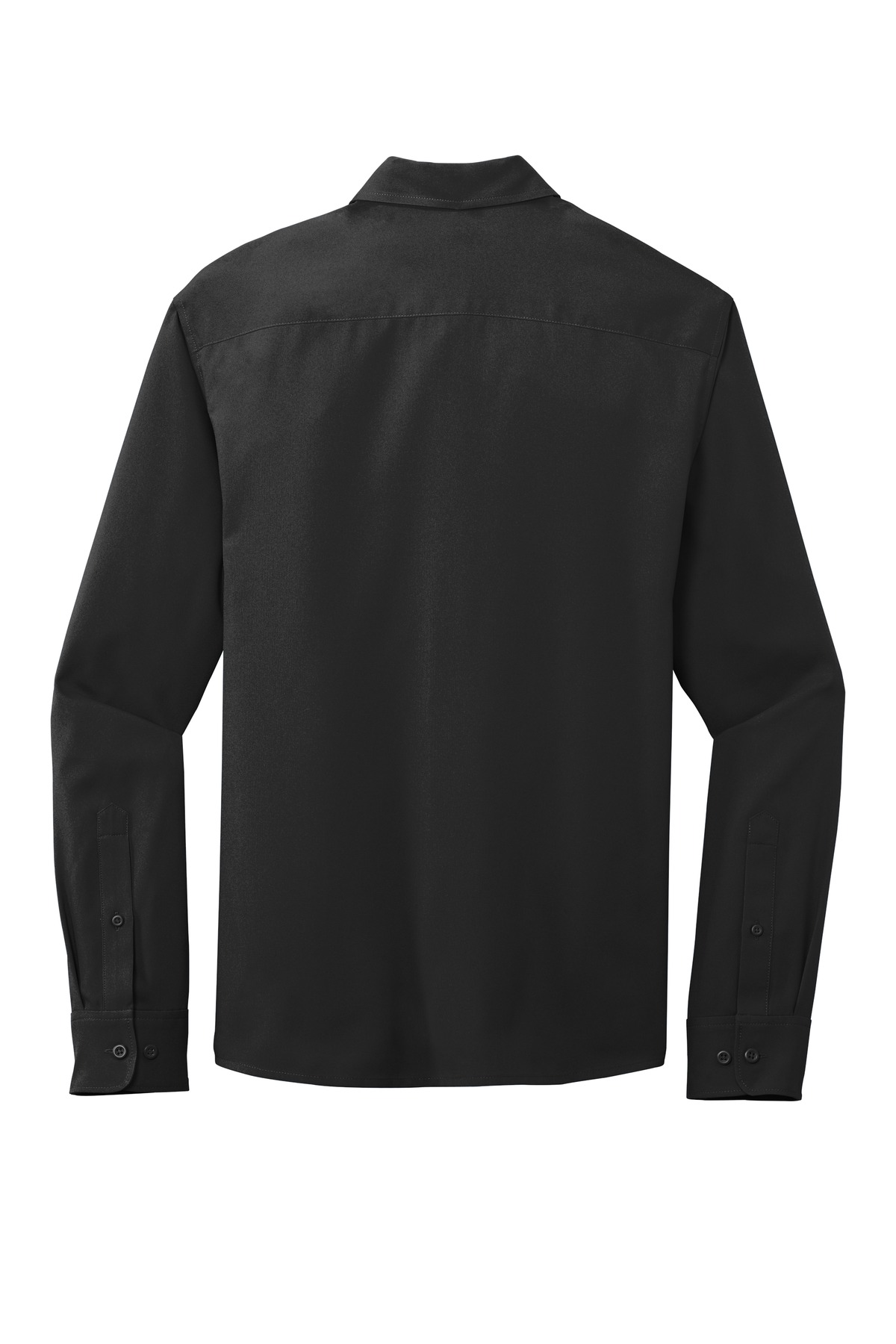 Port Authority  ®  Long Sleeve Performance Staff Shirt W401 - Back Flat
