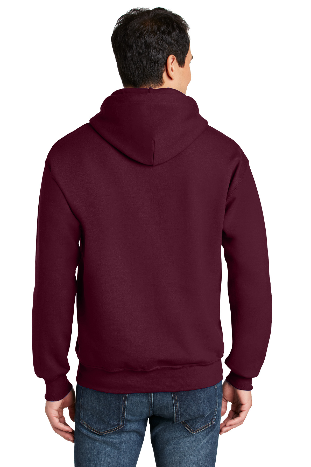 Gildan ®  - DryBlend ®  Pullover Hooded Sweatshirt.  12500 - Back Model