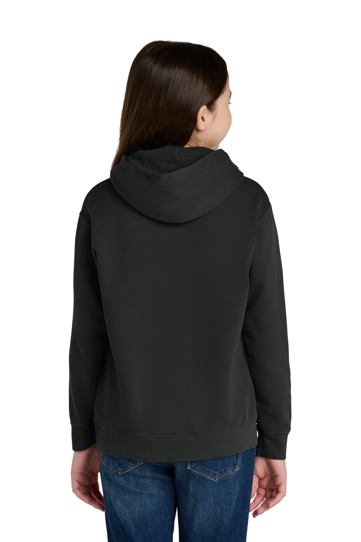 Comfort Colors ®  Youth Lightweight Hooded Sweatshirt 1467Y - Back Model