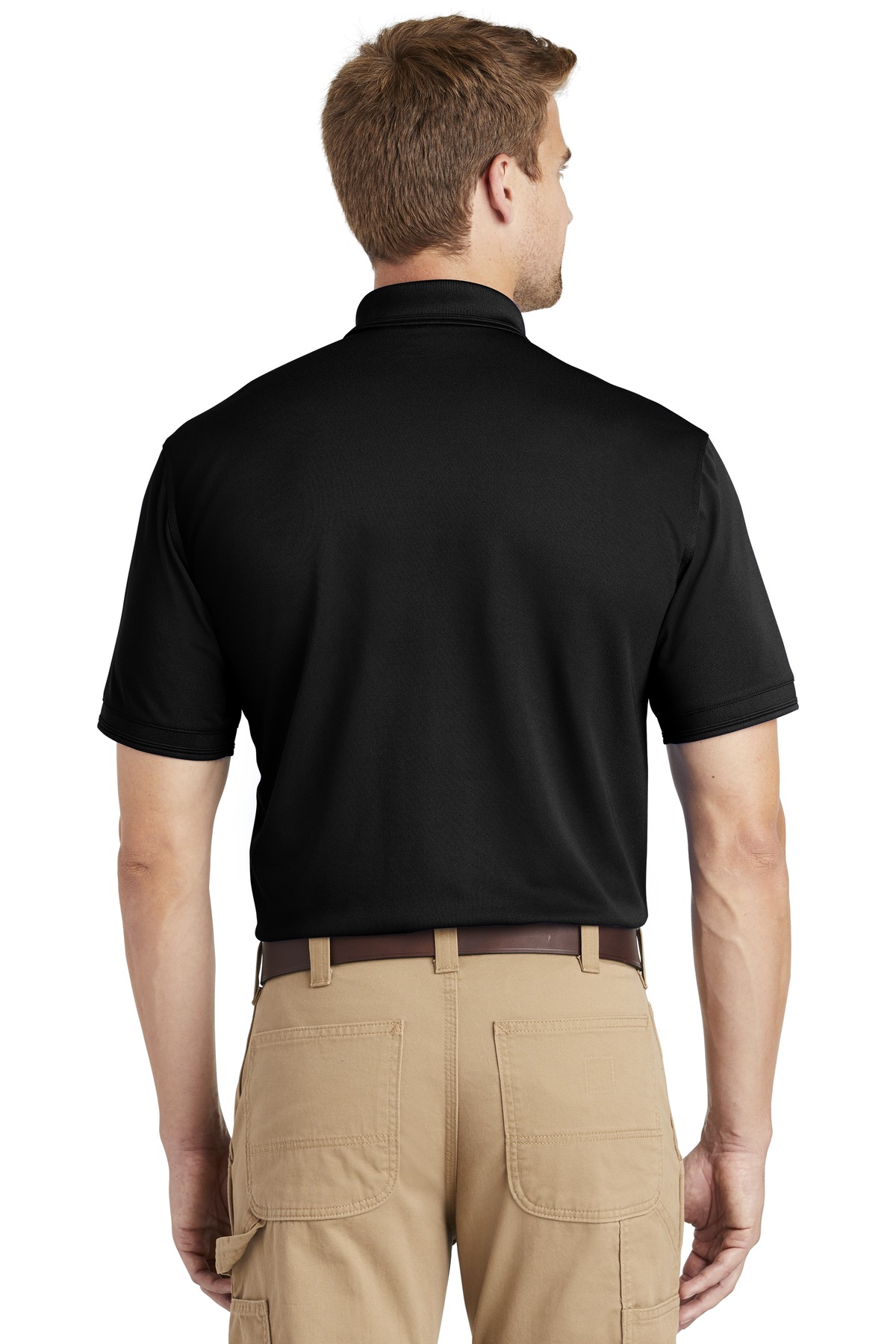 CornerStone  ®  Industrial Snag-Proof Pique Polo. CS4020 - Back Model