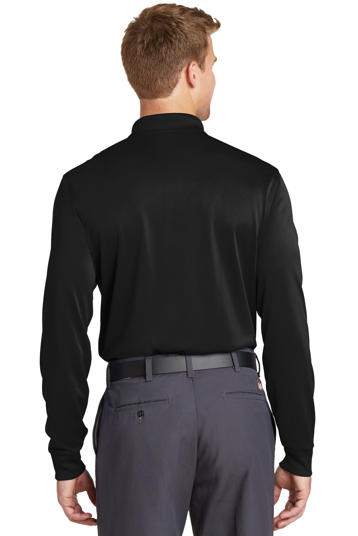 CornerStone ®  Select Snag-Proof Long Sleeve Polo. CS412LS - Back Model