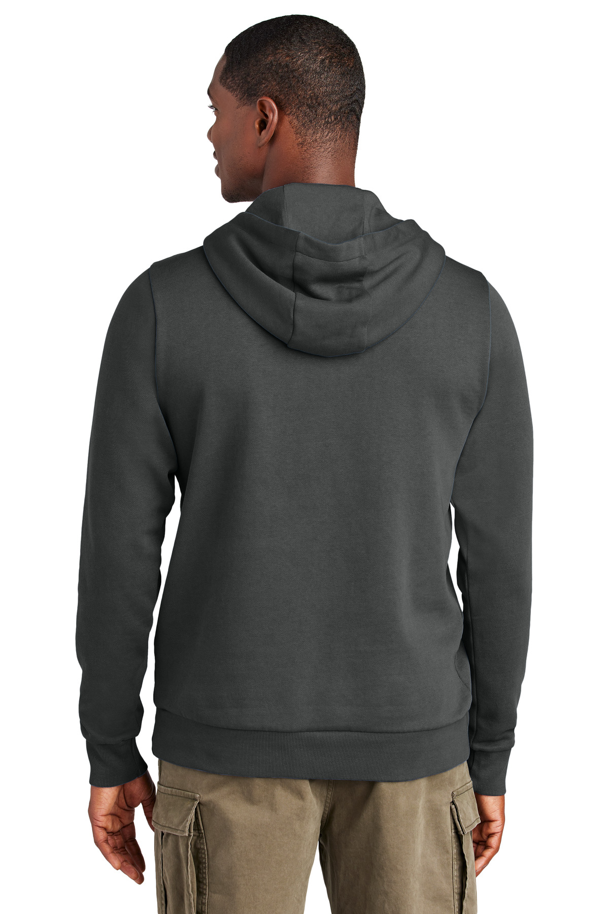 District Wash ™  Fleece Hoodie DT2200 - Back Model