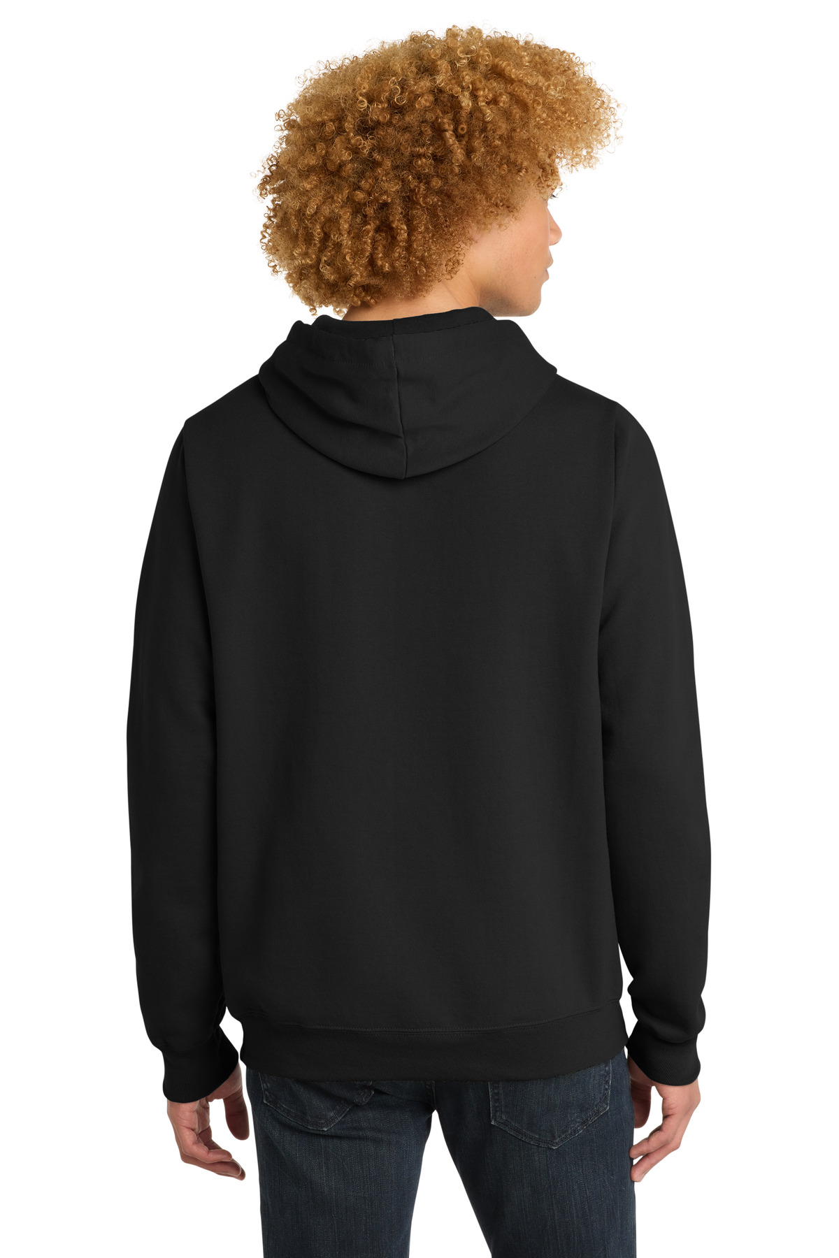 District ®  The Concert Fleece ®  Hoodie. DT810 - Back Model