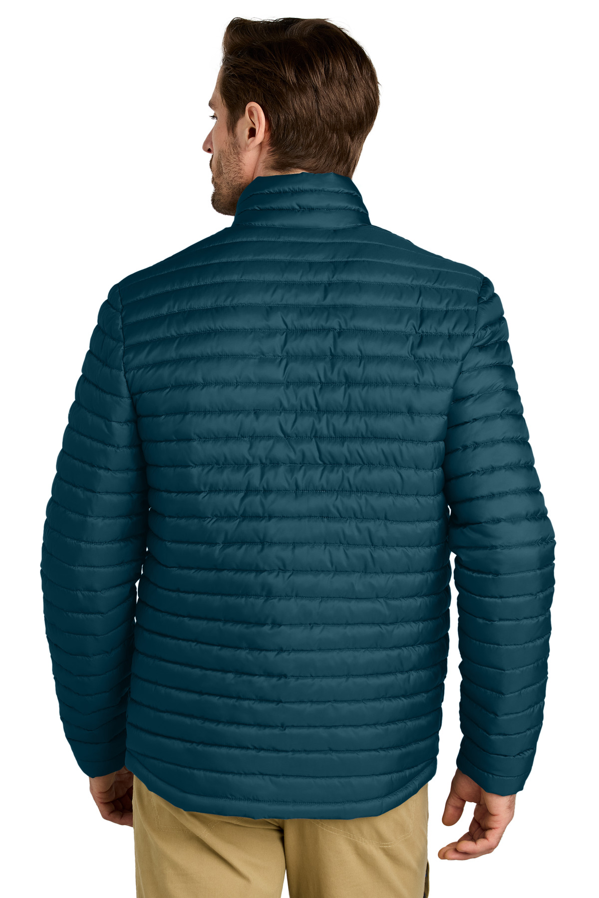 Eddie Bauer ®  Packable Quilted Full-Zip EB514 - Back Model