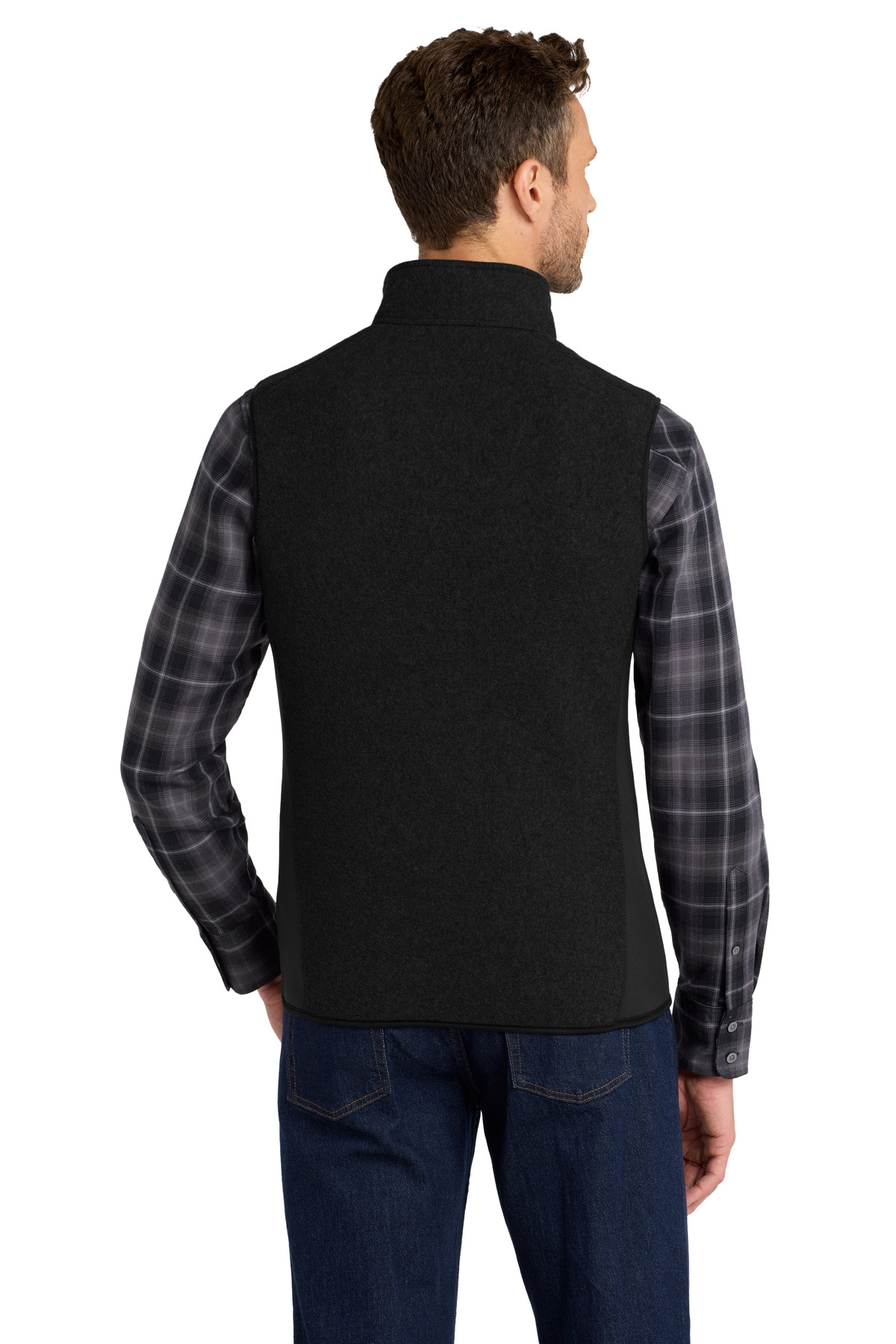 Port Authority ®  R-Tek ®  Pro Fleece Full-Zip Vest. F228 - Back Model