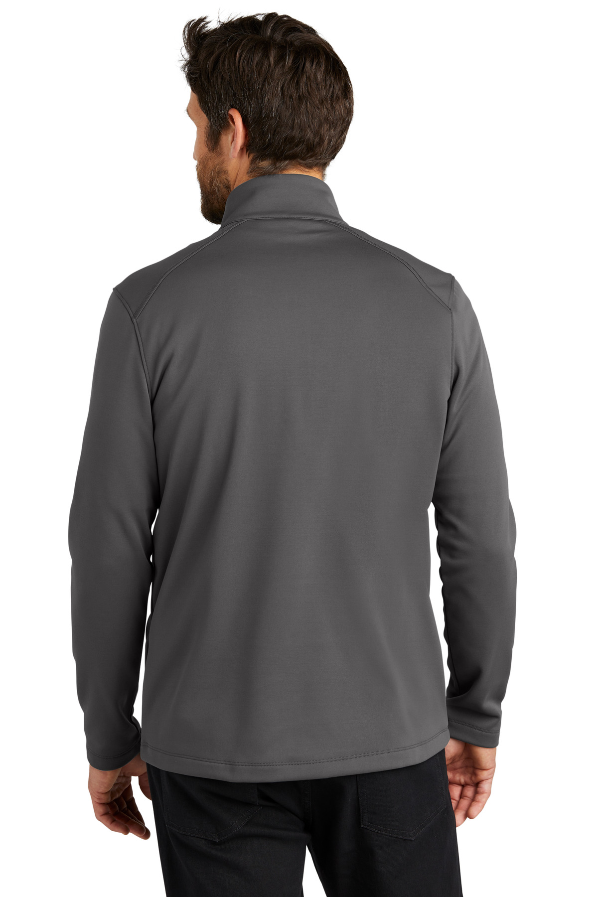 Port Authority ®  Smooth Fleece 1/4-Zip F804 - Back Model