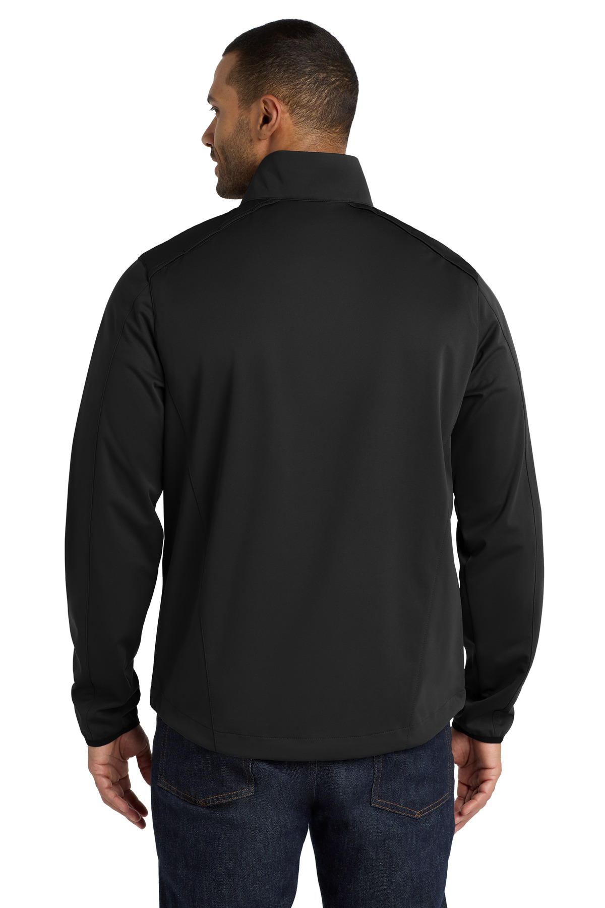 Port Authority ®  Active 1/2-Zip Soft Shell Jacket. J716 - Back Model