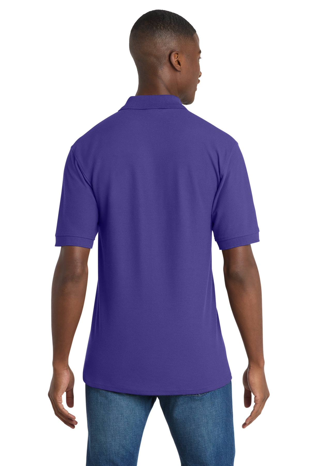 Port & Co ™  Core Blend Pique Polo. KP155 - Back Model