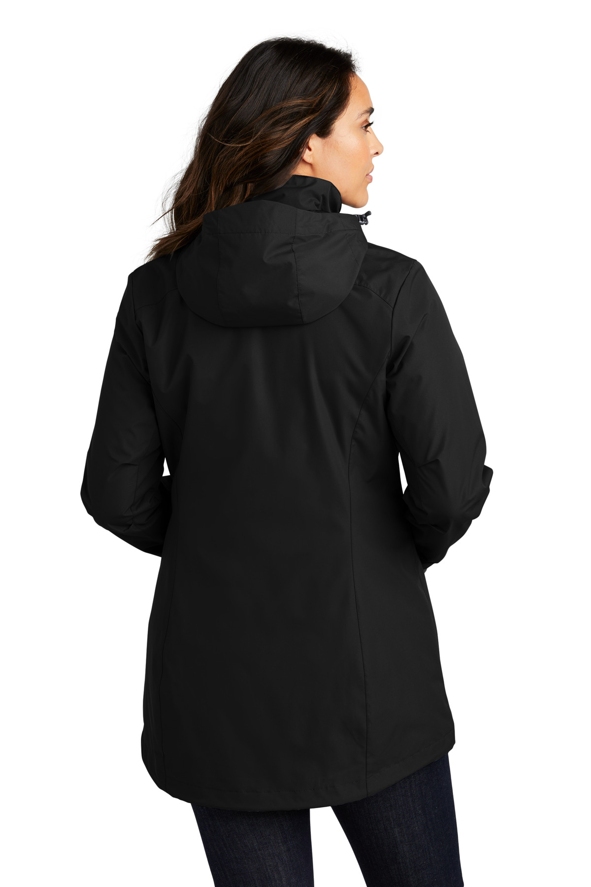 Port Authority ®  Women's All-Weather 3-in-1 Jacket L123 - Back Model