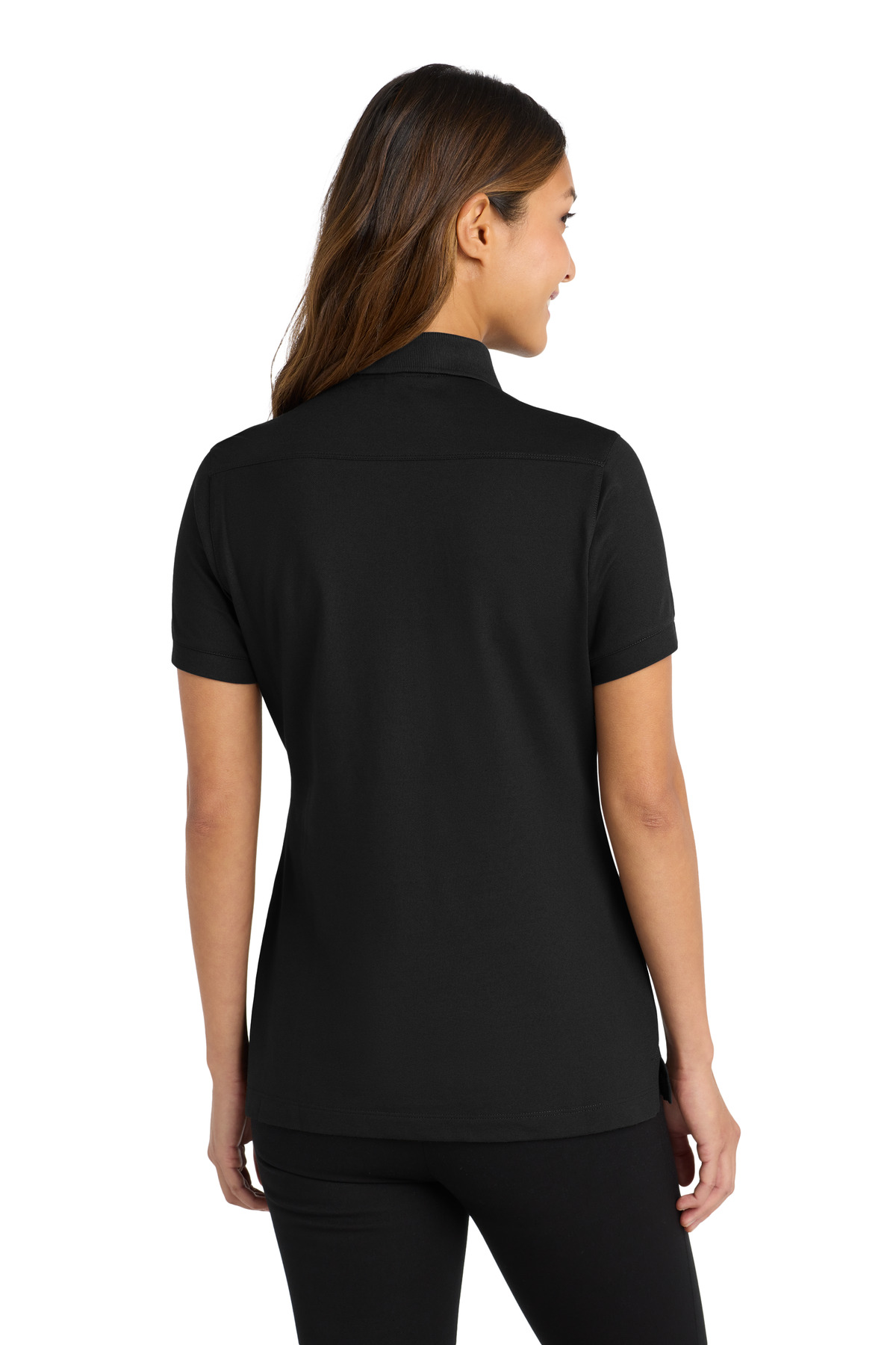 Port Authority ®  Women's Stretch Pique Polo. L555 - Back Model