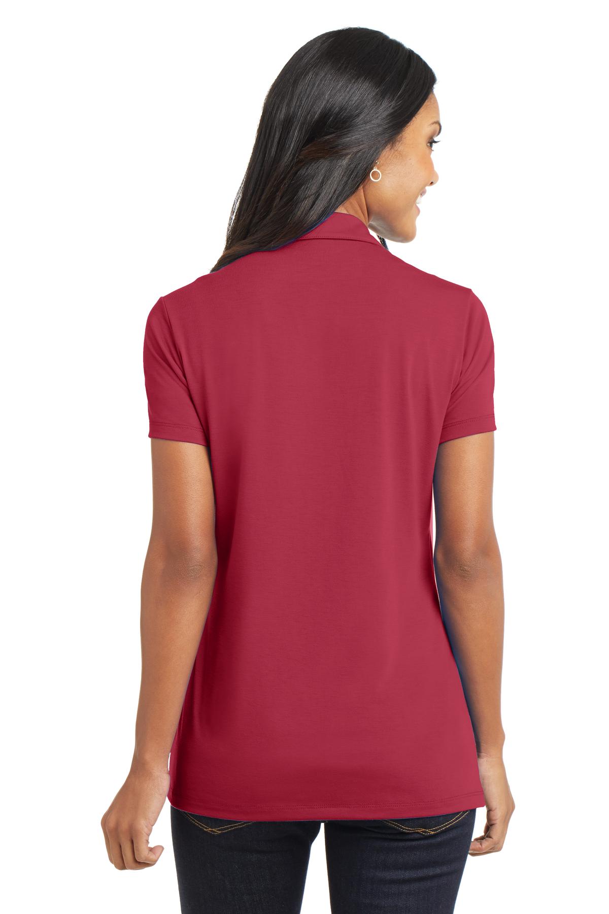 Port Authority ®  Women's Cotton Touch ™  Performance Polo. L568 - Back Model