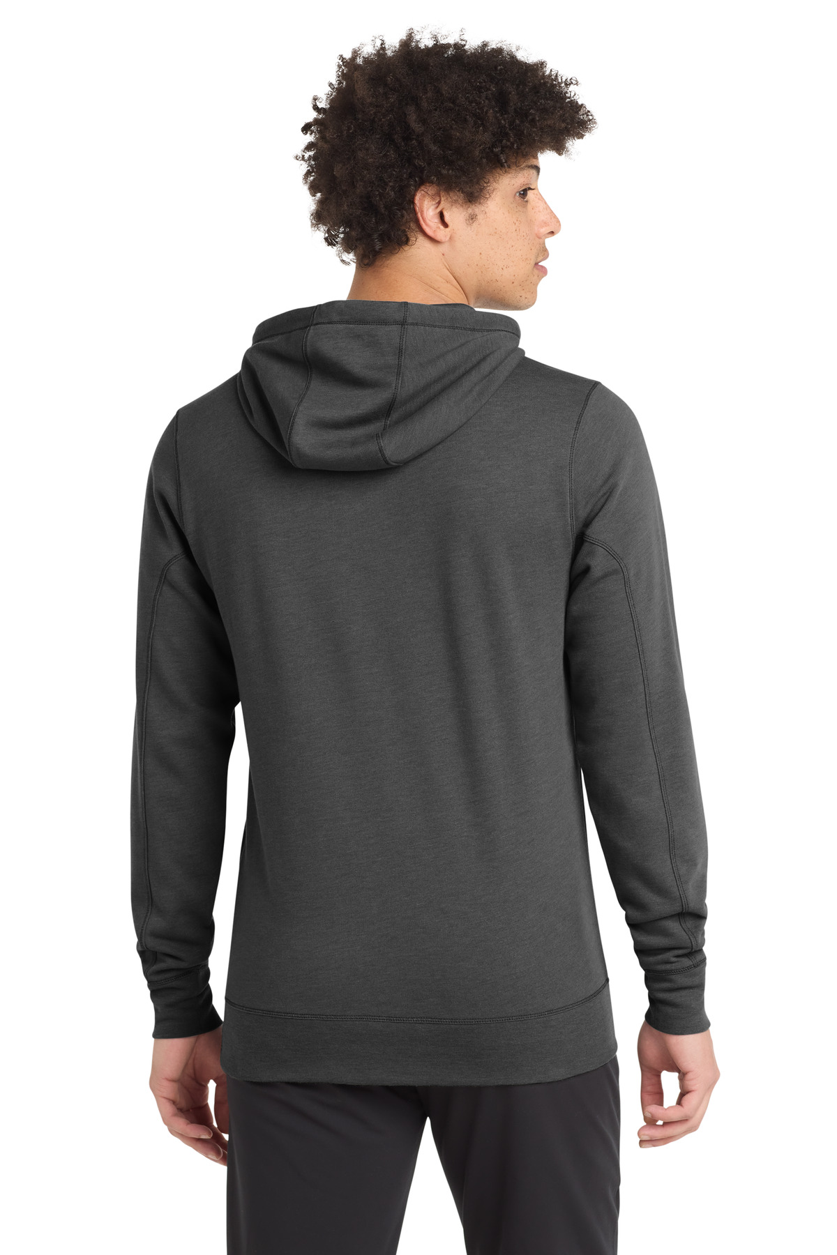 New Era  ®  Tri-Blend Fleece Pullover Hoodie. NEA510 - Back Model