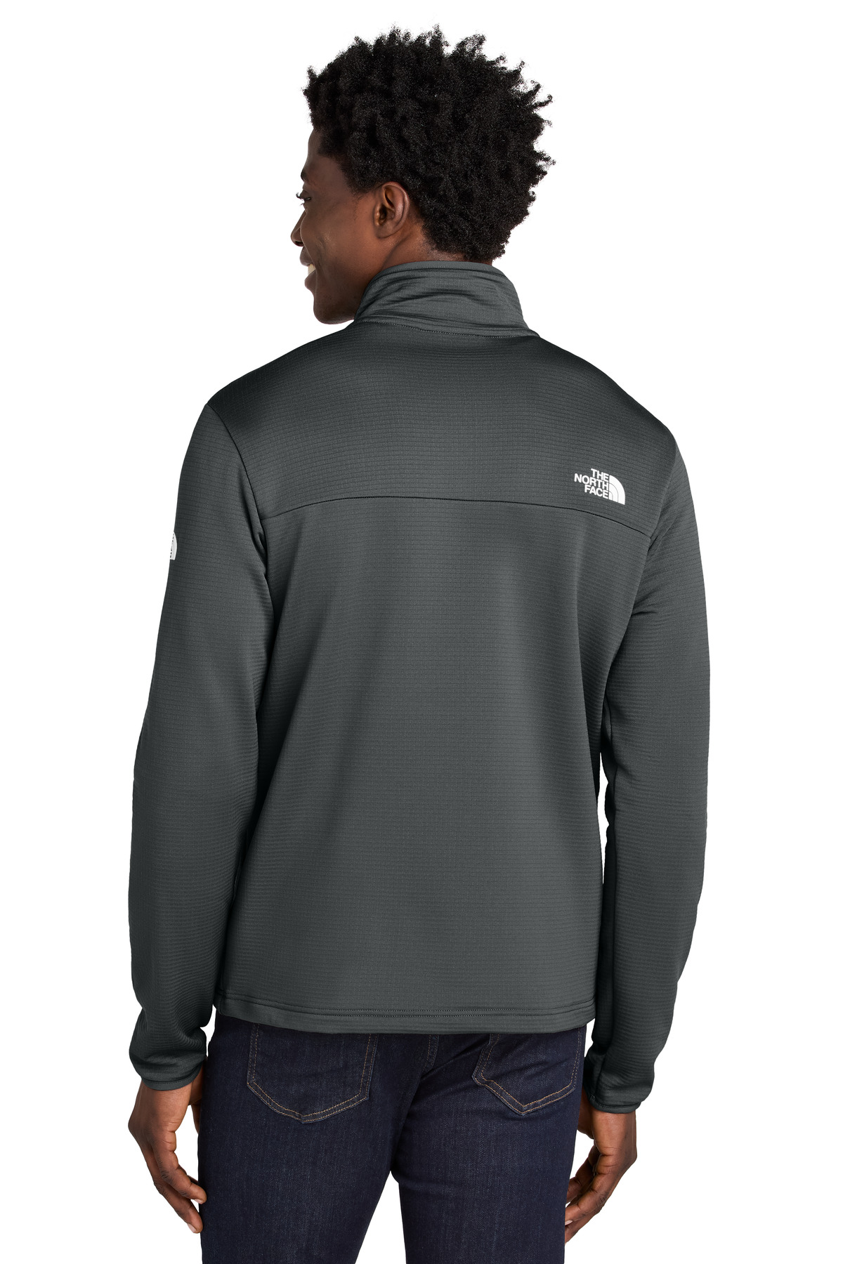 The North Face ®  Aim 1/4-Zip Fleece NF0A8ENJ - Back Model
